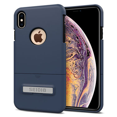 Surface with Kickstand for iPhone Xs Max (Midnight Blue/Black)